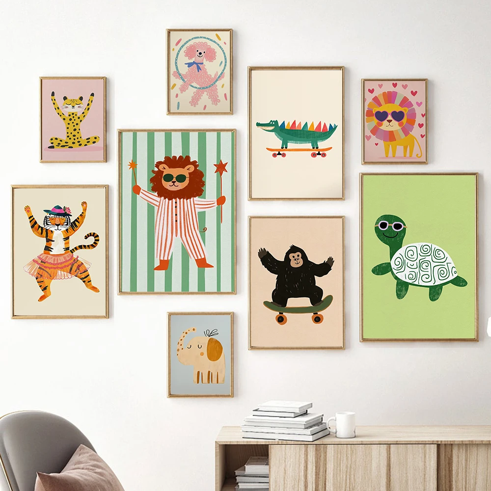 Baby Nursery Frames - (프레임 없음) 미니멀리스트 캔버스 포스터 요가