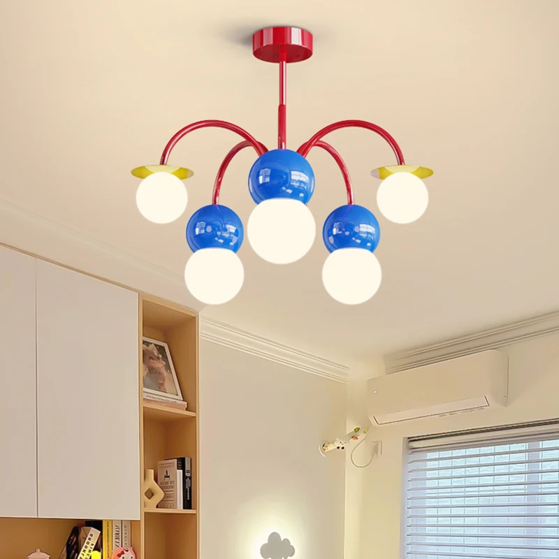 Baby Nursery Light Fixture - 버블 볼 샹들리에 - 아이 방,
