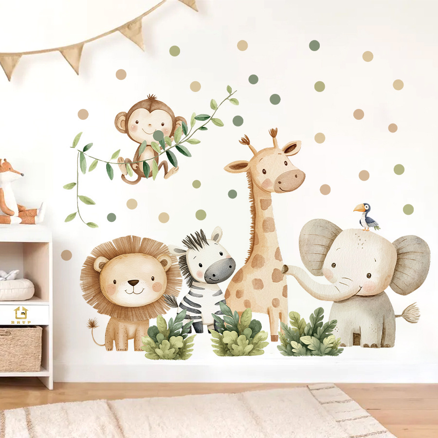 Boho 숲 동물 벽 스티커 어린이 방 소년 소녀 베이 - Baby Girl Nursery Quotes 리뷰 및 가격