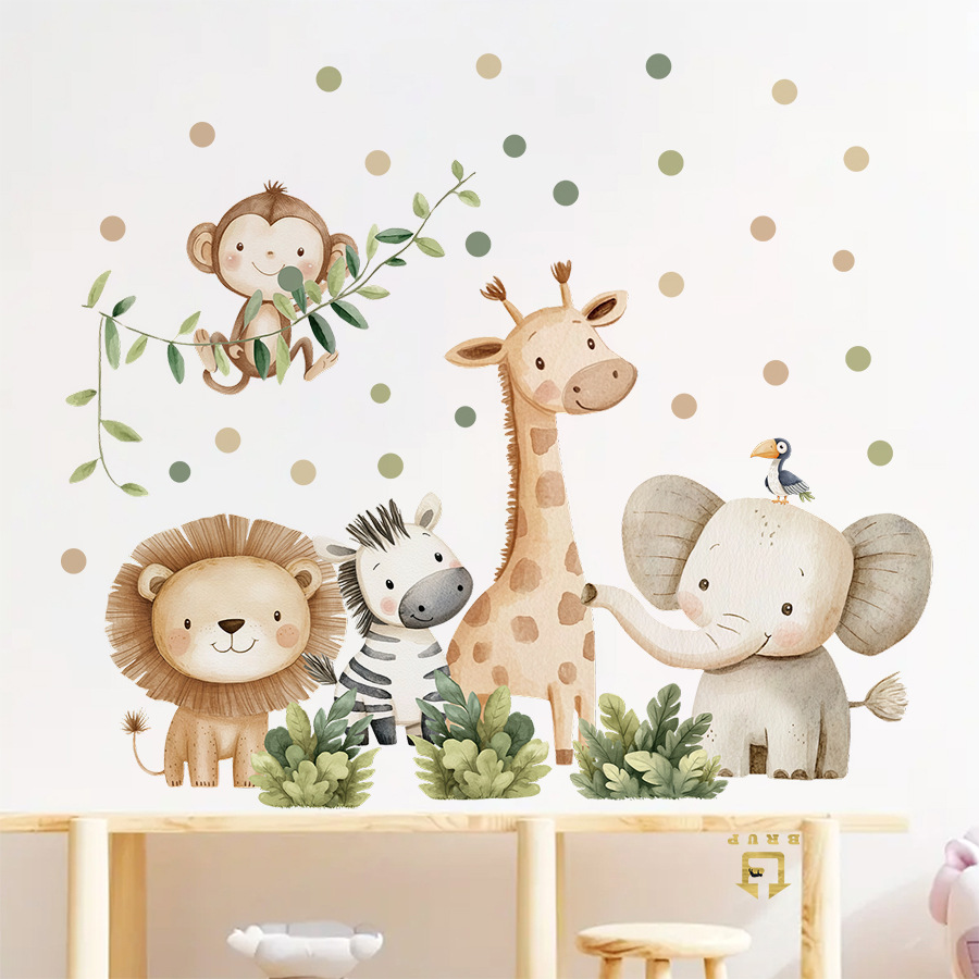 Boho 숲 동물 벽 스티커 어린이 방 소년 소녀 베이 - Baby Girl Nursery Quotes 리뷰 및 가격