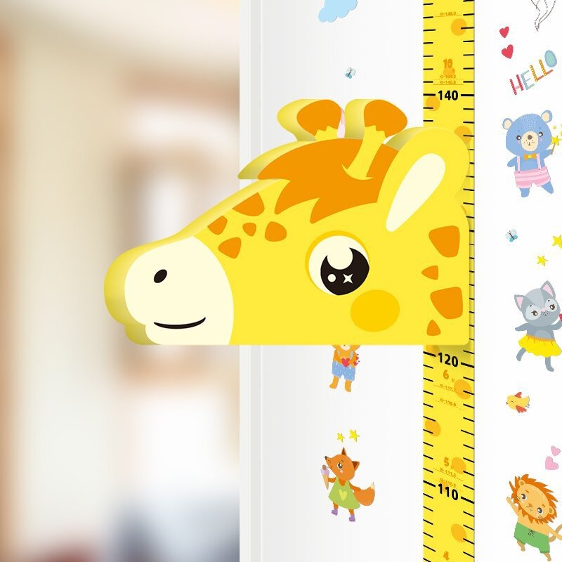자 지그재그 3d 높이 스티커 아기 어린이 높이 측정  - Baby Girl Nursery Quotes 리뷰 및 가격