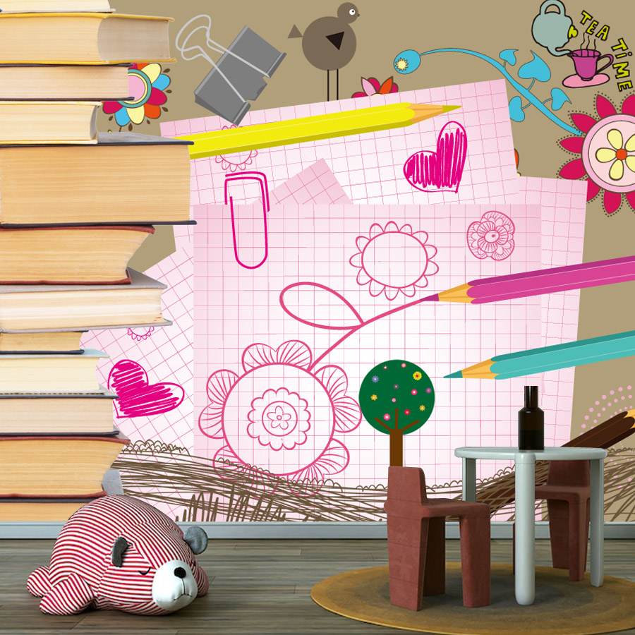 만화책 그림처럼 쉽게 붙이는 벽지, 거실 벽지, 홈데코 - Baby Nursery Peel And Stick Wallpaper 리뷰 및 가격