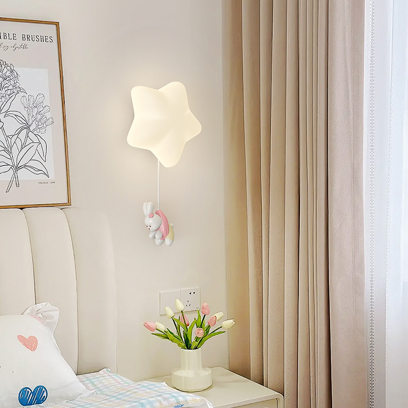보육원 침실용 로맨틱 별 벽 램프, 흰색 벽 스콘스 동 - Baby Nursery Wall Lights 리뷰 및 가격