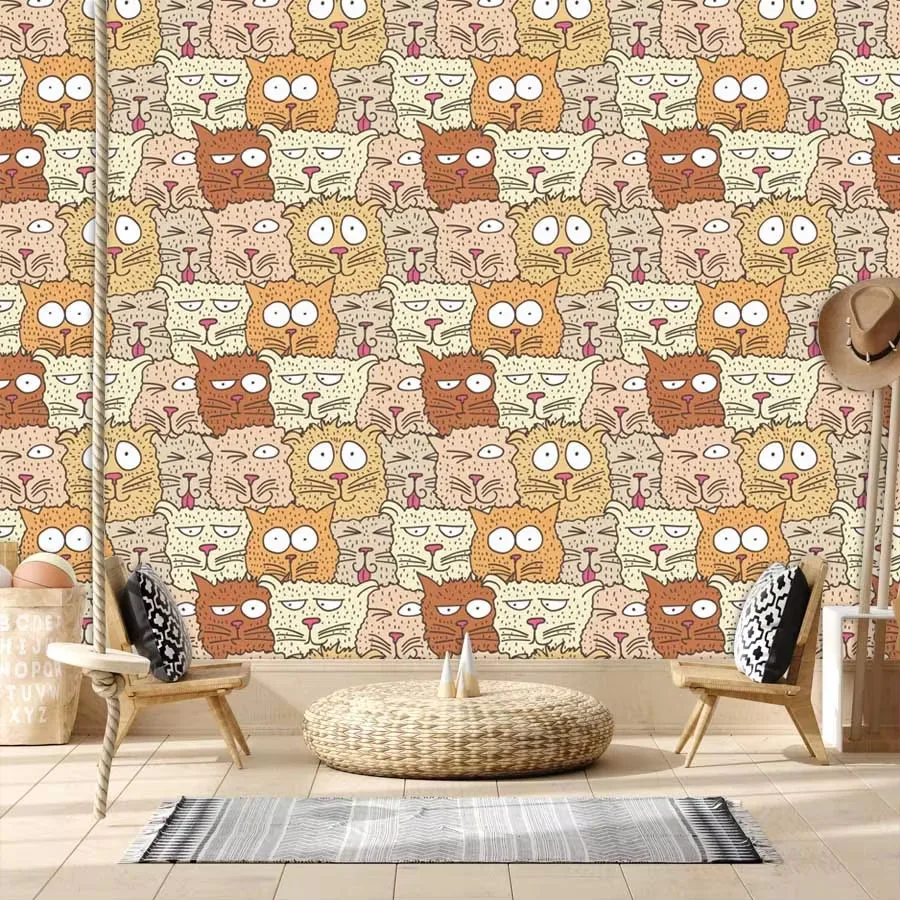 맞춤형 만화 방수 벽지, 거실 벽지, 홈 데코, 아이들 - Baby Nursery Peel And Stick Wallpaper 리뷰 및 가격