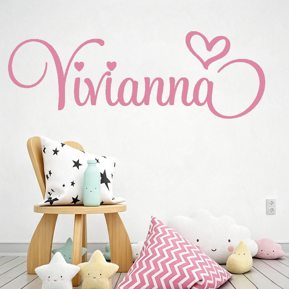 어린이 방을위한 벽 스티커 맞춤형 어린이 이름 비닐 데 - Baby Nursery Decor Girl 리뷰 및 가격