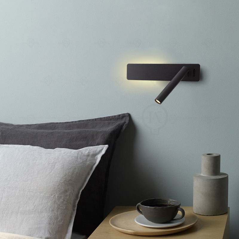화이트 북유럽 LED 침대 옆 독서 벽 램프 조절 가능 - Baby Nursery Wall Lights 리뷰 및 가격